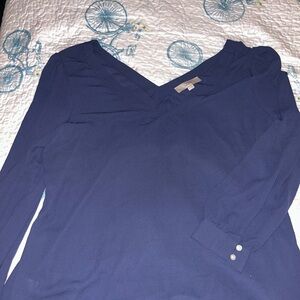 LOFT Deep Blue Women's Blouse